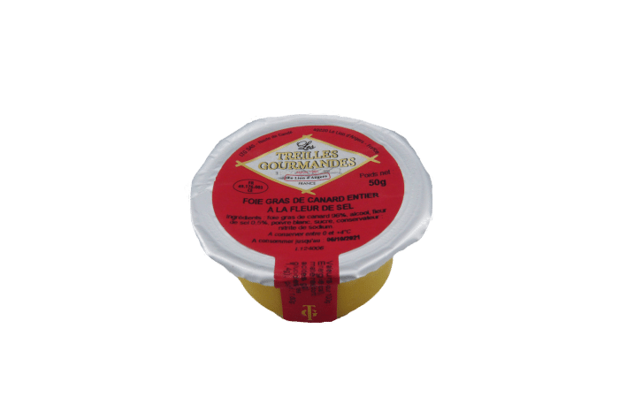 Foie gras de canard entier à la fleur de sel 50g