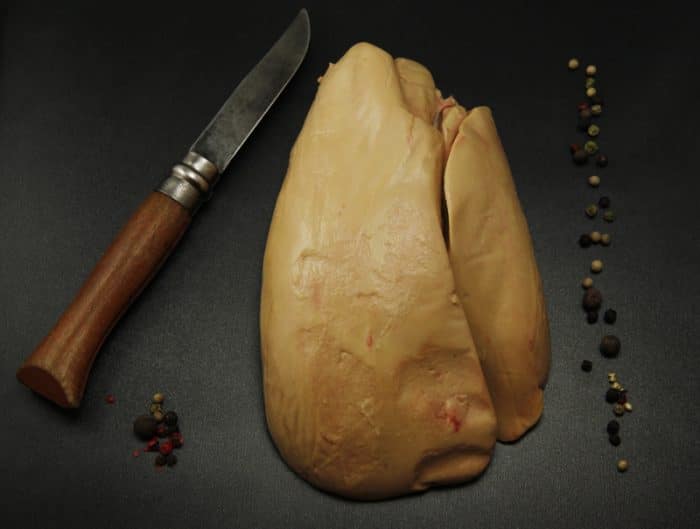 Foie gras de canard cru extra poids fixe 450g
