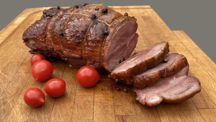 Rôti de magret de canard aux 5 baies, origine France, 800g poids fixe – Image 2