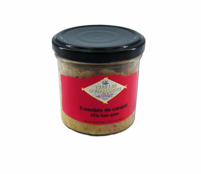 Emiettés de canard 25% foie gras