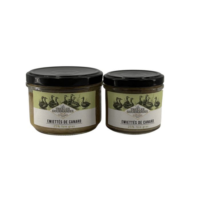 Emiettés de canard 25% foie gras
