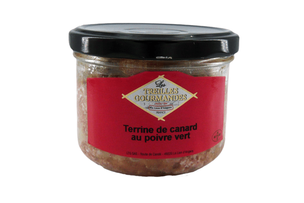Terrine de canard au poivre vert Les Treilles Gourmandes