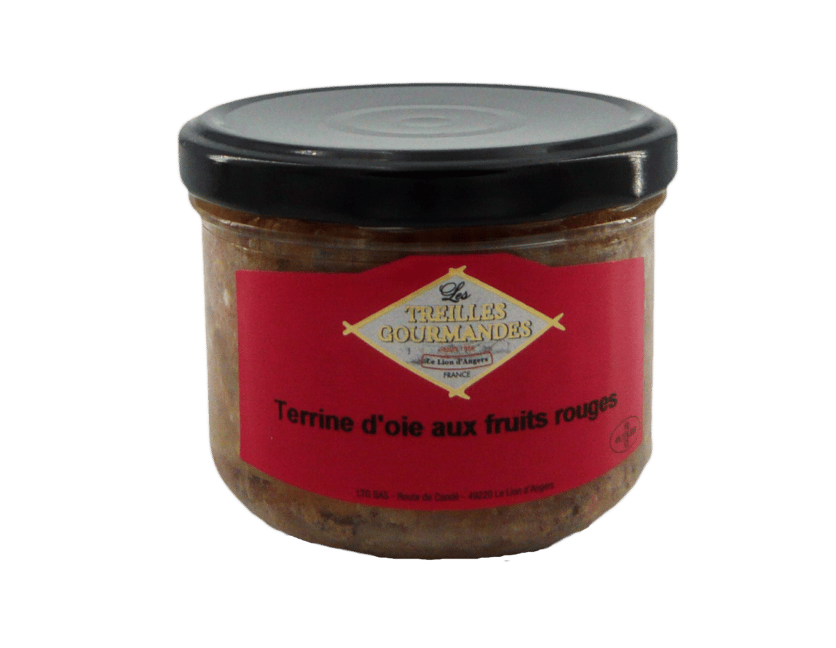 Terrine d'oie aux fruits rouges Les Treilles Gourmandes
