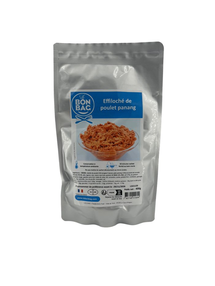 Effiloché de poulet panang 400g – Image 2
