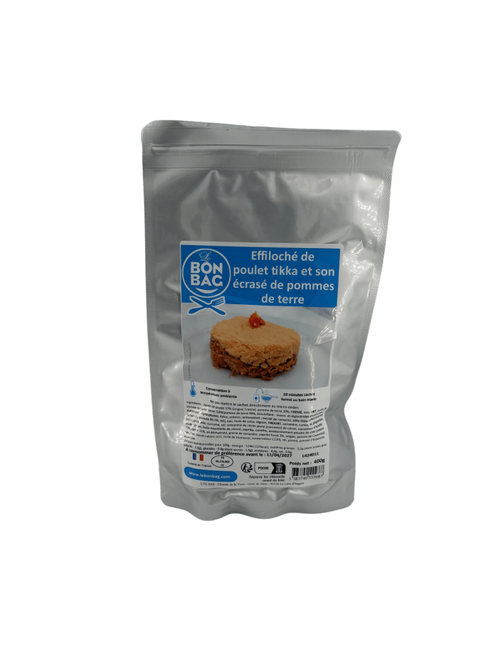 Effiloché de poulet tikka et son écrasé de pomme de terre 400g – Image 2