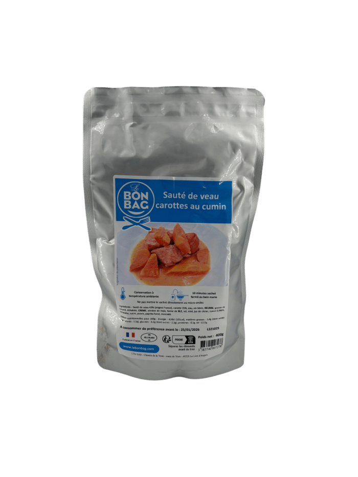 Sauté de veau carottes au cumin 400g – Image 2