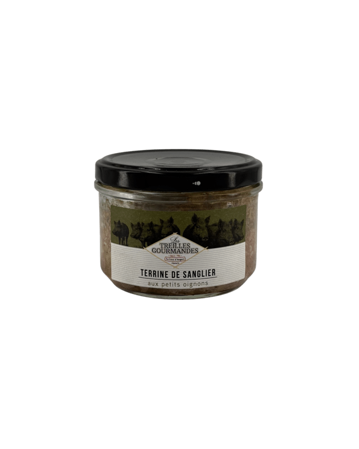Terrine de sanglier aux petits oignons 180g