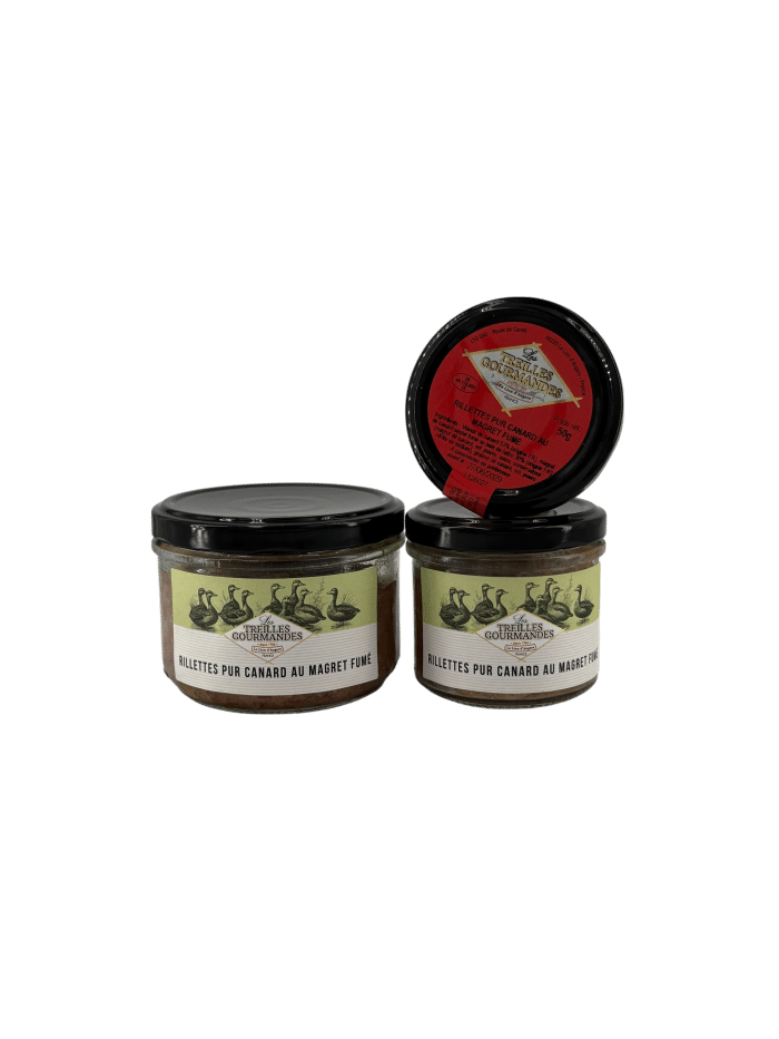 Rillettes pur canard au magret fumé