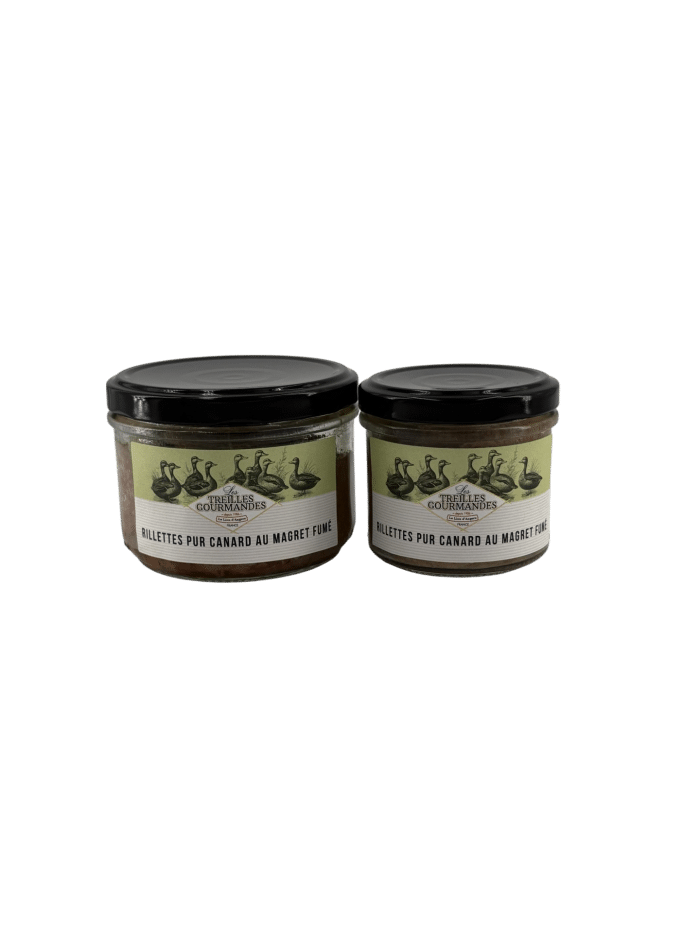 Rillettes pur canard au magret fumé