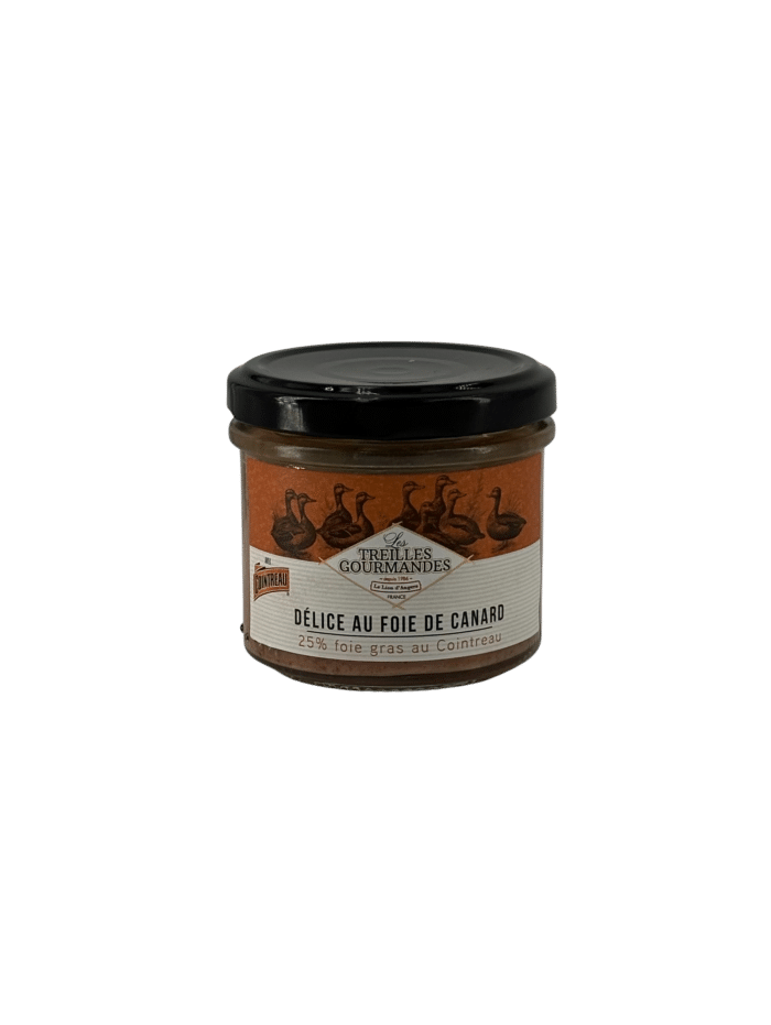 Délice au foie de canard 25% foie gras au Cointreau 90g