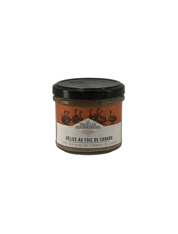 Délice au foie de canard 25% foie gras au Coteaux du Layon 90g